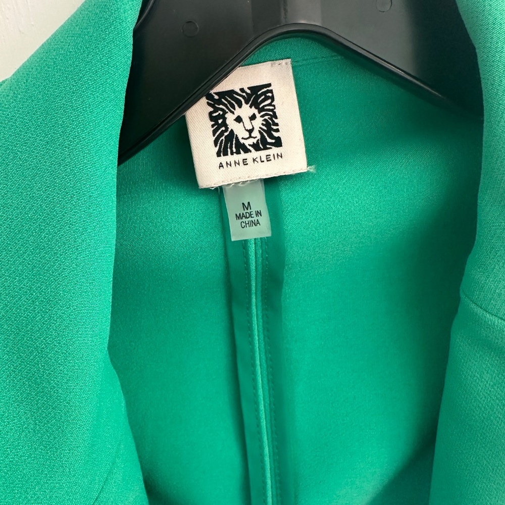 Anne Klein green blazer size M - Picture 4 of 4